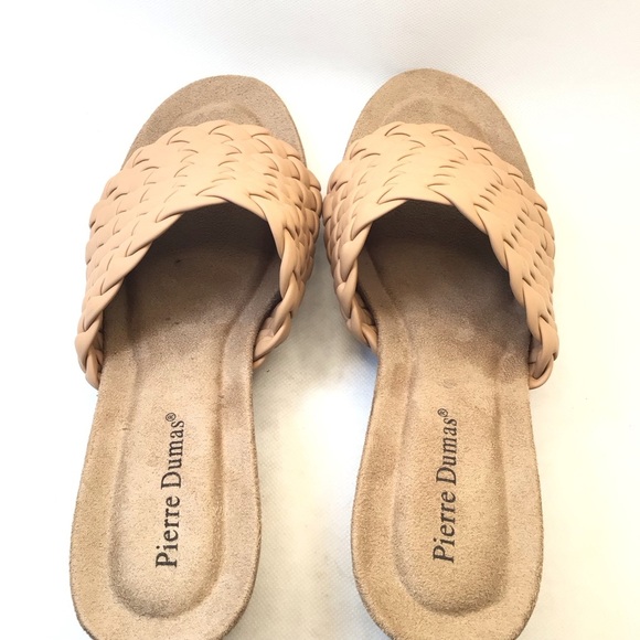 Pierre Dumas Women's Morgen-6 Cream Braided Strap Heeled Sandal Choose Size - Picture 6 of 9